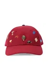 Kurt Geiger Micro Charms Cap In Red