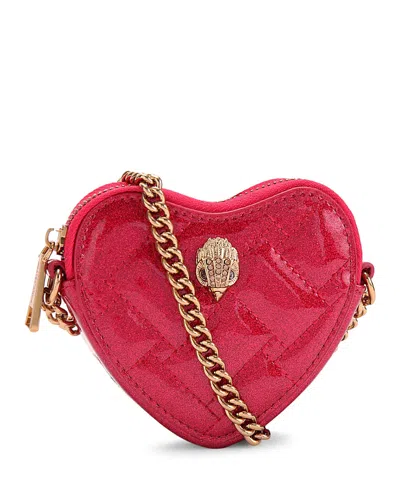 Kurt Geiger Micro Heart Crossbody In Red