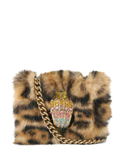 Kurt Geiger Micro Kensington Bag In Brown