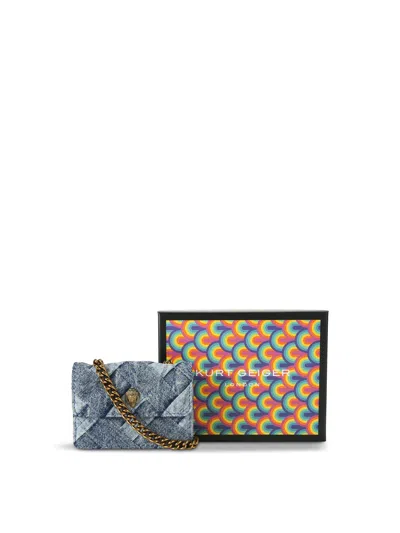 Kurt Geiger Micro Kensington Bag In Denim