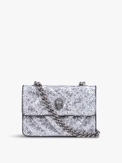 Kurt Geiger Micro Kensington Bag In Silver