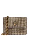 Kurt Geiger Micro Kensington Crystal-embellished Chain Bag