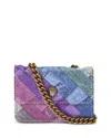 Kurt Geiger Micro Kensington Denim Crossbody Bag
