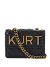 Kurt Geiger Micro Kensington Kurt Shoulder Bag In Black