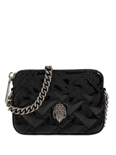 Kurt Geiger Micro Kensington Quilted Camera Bag In Black