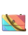 Kurt Geiger Micro Kensington Stripes Crossbody Bag In Open Miscellaneous
