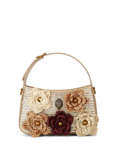 Kurt Geiger Mini Bond Flower Shoulder Bag In Nude