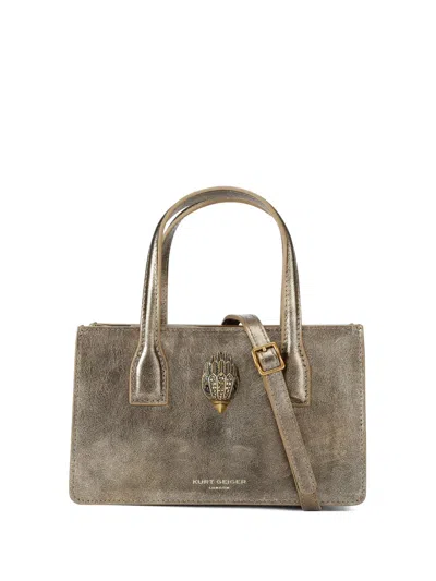Kurt Geiger Mini Bond Tote Bag In Brown