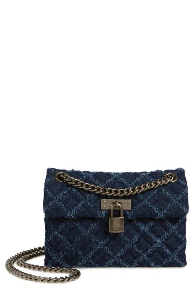 Kurt Geiger Mini Brixton Lock Shoulder Bag In Navy