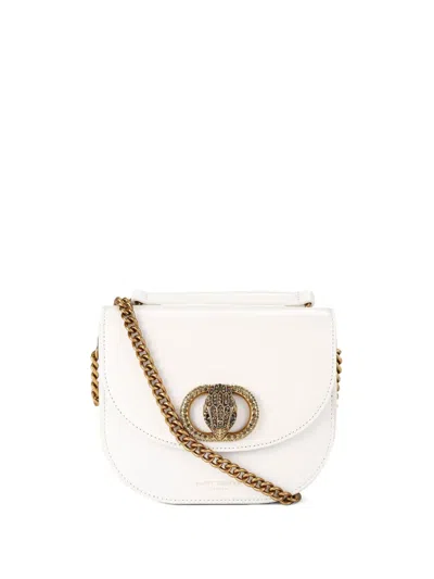 Kurt Geiger Mini Chelsea Crystal-embellished Crossbody Bag In Neutral