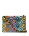 Kurt Geiger London Mini Kensington Crossbody Bag In Turquoise/