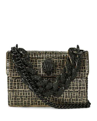 Kurt Geiger Mini Kensington Chain Bag In Gray