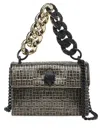 Kurt Geiger Mini Kensington Chain Shoulder Bag In Black