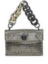 Kurt Geiger Mini Kensington Chain Tote Bag In Gold
