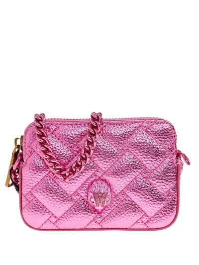 Kurt Geiger Mini Kensington Chain Wallet In Pink
