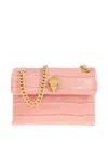 Kurt Geiger Mini Kensington Crocodile-effect Chain-strap Shoulder Bag In Pink
