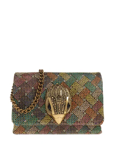 Kurt Geiger Mini Kensington Embellished Shoulder Bag In Black