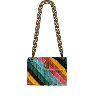 Kurt Geiger London Mini Kensington Fringes Multicolored Crossbody Bag