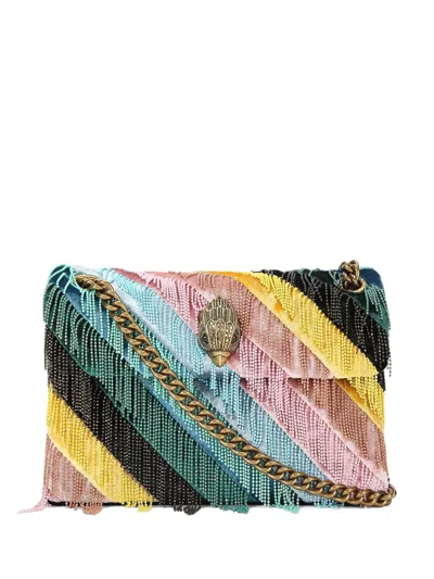 KURT GEIGER MINI KENSINGTON FRINGES SHOULDER BAG