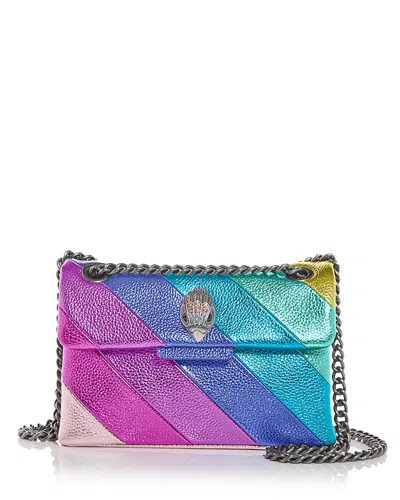 Kurt Geiger Mini Kensington Leather Crossbody In Multi