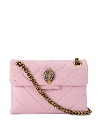 Kurt Geiger Mini Kensington Quilted Leather Tote Bag In Pink