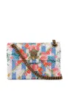 Kurt Geiger Mini Kensington Satchel Bag In Weiss