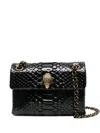 Kurt Geiger Embellished Chain Cross Body Bag In Black