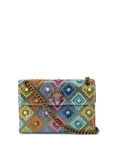 Kurt Geiger Mini Kensington Shoulder Bag In Blue
