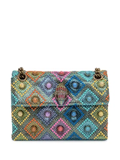 Kurt Geiger Mini Kensington Shoulder Bag In Blue