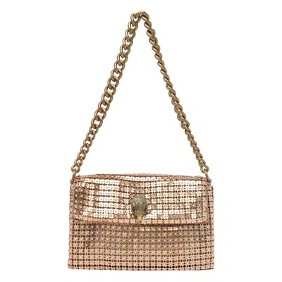 Kurt Geiger Mini Kensington Shoulder Bag In Gold