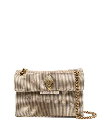 Kurt Geiger Mini Kensington Shoulder Bag In Gold