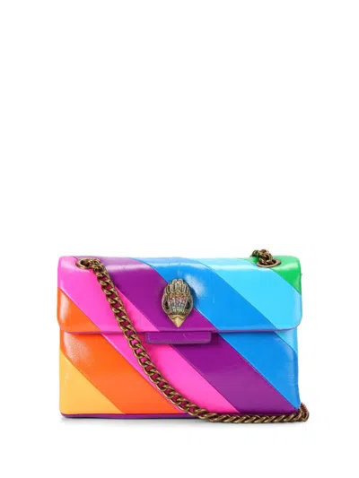 Kurt Geiger Mini Kensington Shoulder Bag In Purple Multi