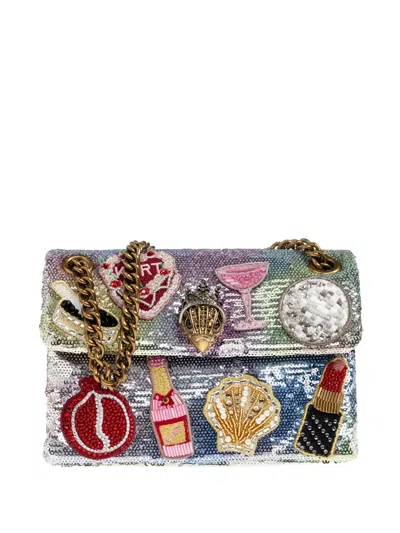 Kurt Geiger Mini Kensington Shoulder Bag In White