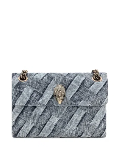 Kurt Geiger Mini Kensington Soft Shoulder Bag In Blue