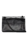 Kurt Geiger Mini Kensington Vinyl Drench Bag In Black