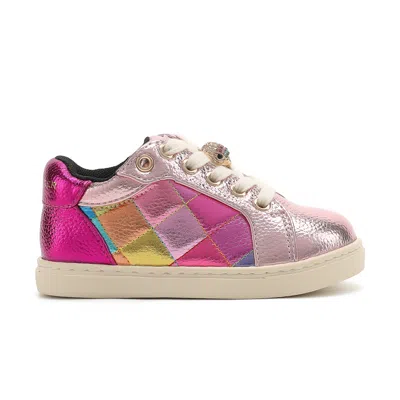Kurt Geiger Mini Lane Stained Glass Sneaker  - Little Kid In Pink