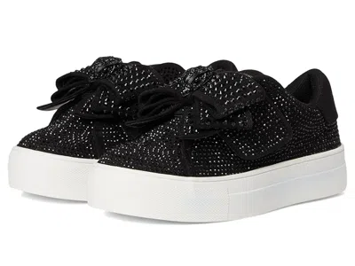 Kurt Geiger Mini Laney Bow (little Kid/big Kid) Girl's Shoes Black/white : 4 Big Kid M, Leather