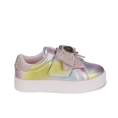 Kurt Geiger London Kids' Mini Laney Bow Sneaker In Multi