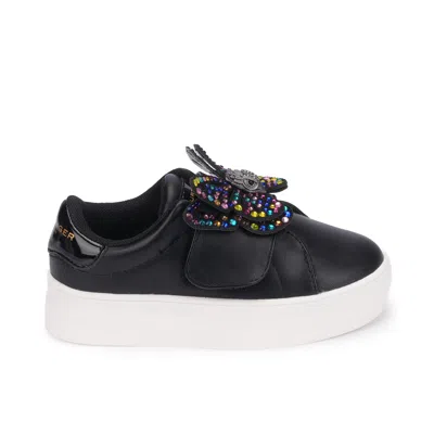 Kurt Geiger Mini Laney Butterfly Sneaker - Little Kid In Black