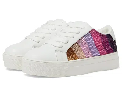 Kurt Geiger Mini Laney Crystal Stripe (little Kid/big Kid) Girls Shoes Gradient Pink : 2 Little Kid M, Leather/r