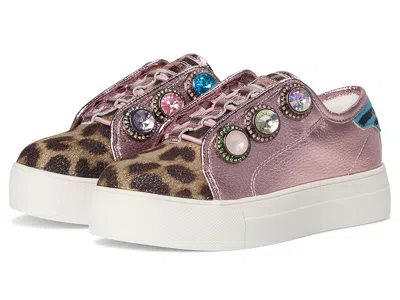 Kurt Geiger Mini Laney Octavia (little Kid/big Kid) Girls Shoes Leopard Pink : 5 Big Kid M, Leather In Purple