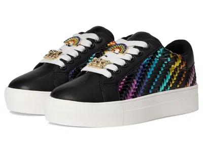 Kurt Geiger Mini Laney Weave (little Kid/big Kid) Girl's Shoes Black : 12 Little Kid M, Leather/rubber