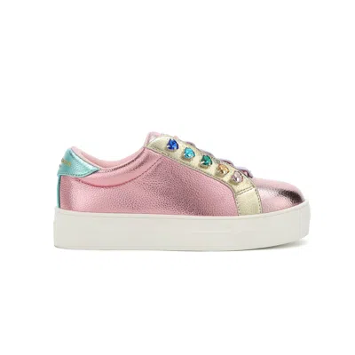 Kurt Geiger Mini Liviah Sneaker  - Big Kid In Pink