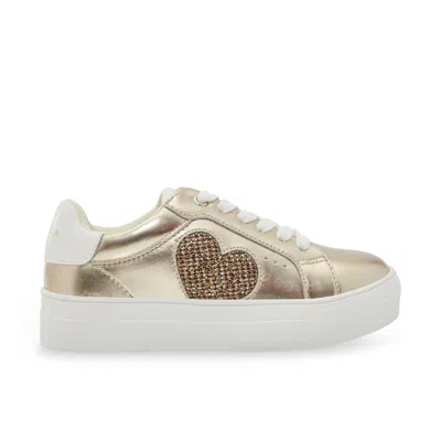 Kurt Geiger Mini Luckson Heart Sneaker - Big Kid In Gold