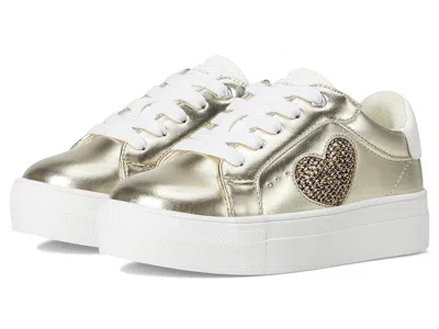 Kurt Geiger Kids' Mini Luckson Heart (toddler) Girl's Shoes Gold : 6 Toddler M, Leather