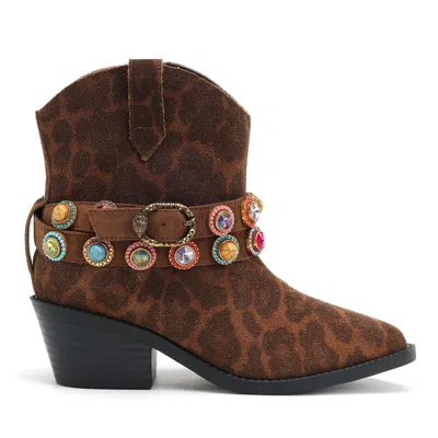 Kurt Geiger Mini Mayfair Western Boot - Big Kids In Brown