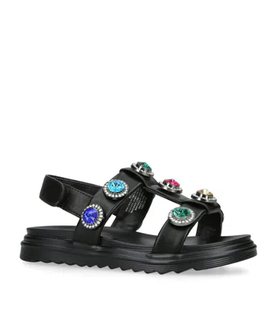 KURT GEIGER MINI ORSON CRYSTAL SANDALS
