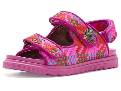 Kurt Geiger Mini Orson (little Kid/big Kid) Girls Shoes Purple Red: 12 Little Kid M In Pink