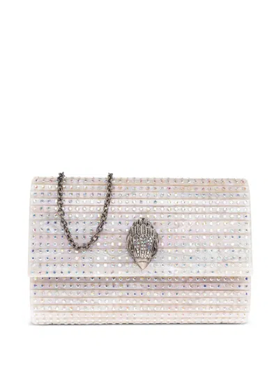 Kurt Geiger Mini Party Eagle Clutch Bag In White