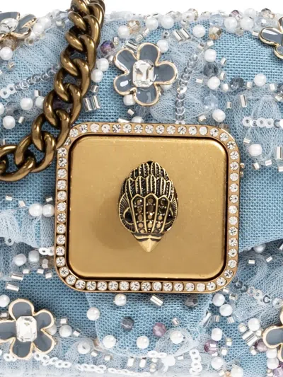 Kurt Geiger Mini Pimlico Shoulder Bag In Blue